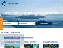 Tablet Screenshot of centralcruise.com